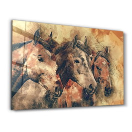 Wallity Pintura Decorativa de Vidrio Templado 46 x 72 cm